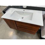 Wall Hung Vanity Asron Series 900mm Walnut